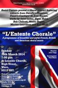 2014-Mar L'Entente Chorale in Leaside Church, Ware